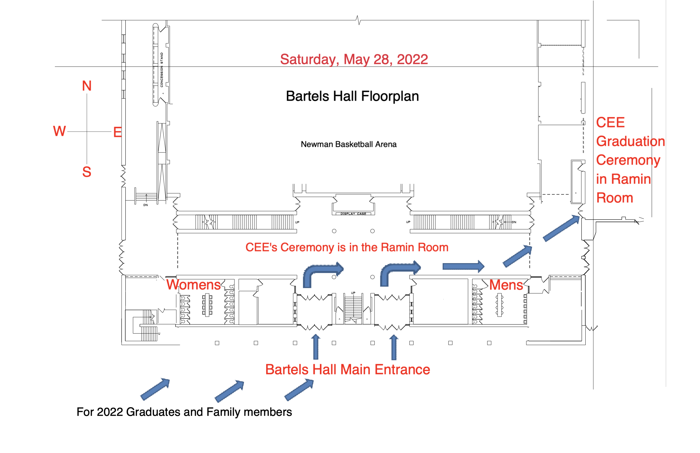 Bartel Hall's Floorplan