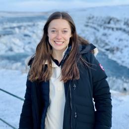 Rebecca Holstein in Iceland